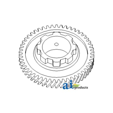 A & I Products Gear, Pinion Shaft (2nd) 6" x6" x2" A-70234168